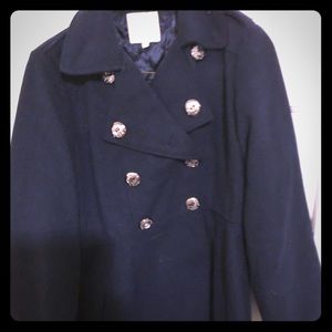 Beautiful Navy Blue, Girls Copper Key Coat🧥